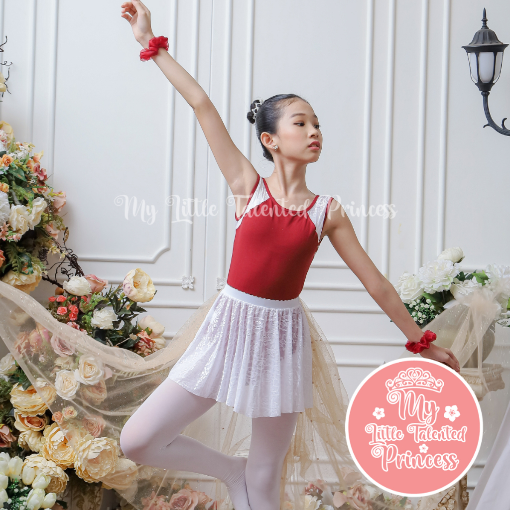 Leotard Lace Maroon