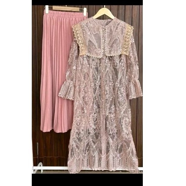 Nuya Outer Brukat + rok ( Setelan Termurah )