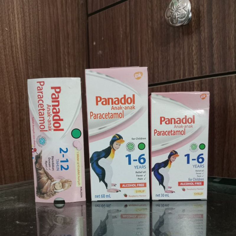 Panadol Syrup 30ml/60ml/Tablet Kunyah