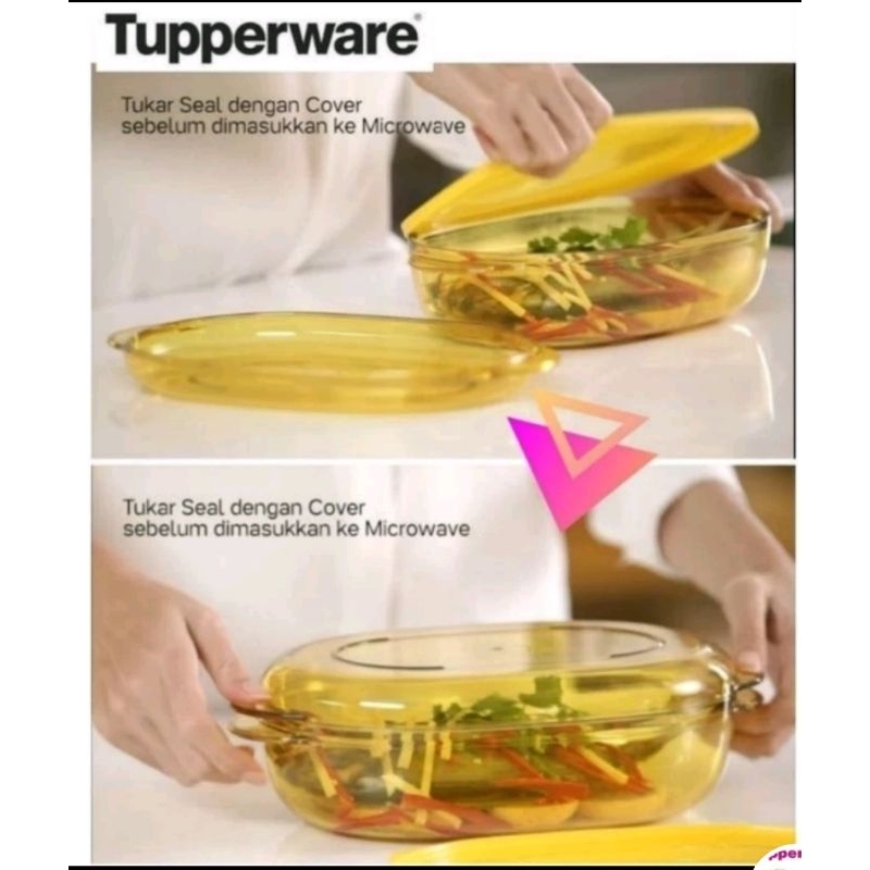 Microwave oval stack cooker 1.5L (1)