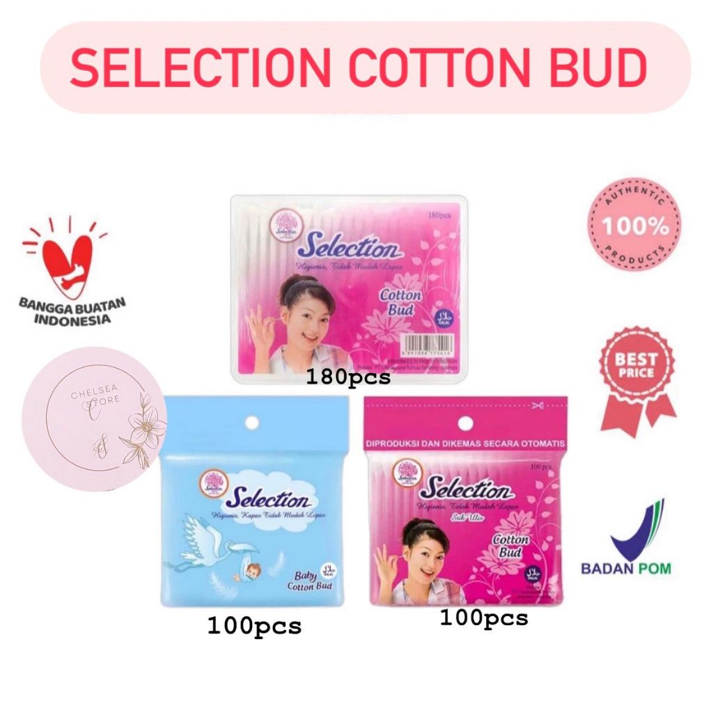 Selection Stik Ulir Cotton Bud
