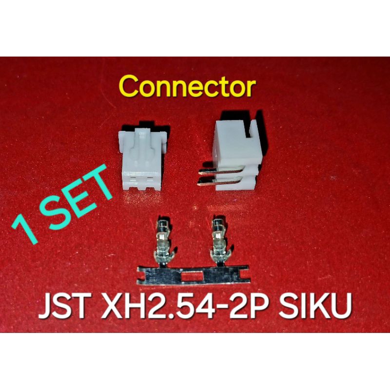 Socket XH 2,54mm 2 pin siku