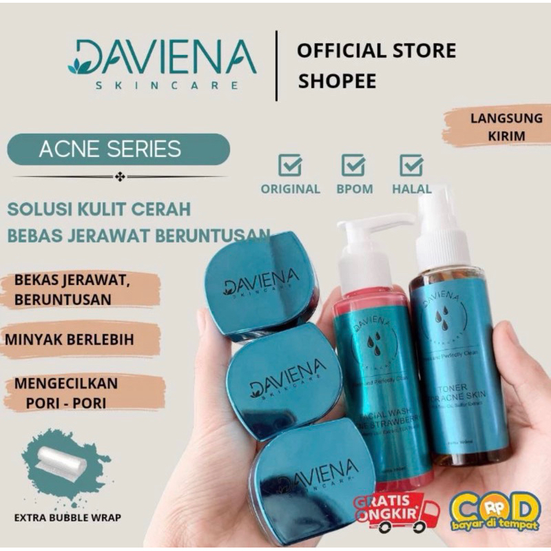 Daviena Acne Series paket komplit