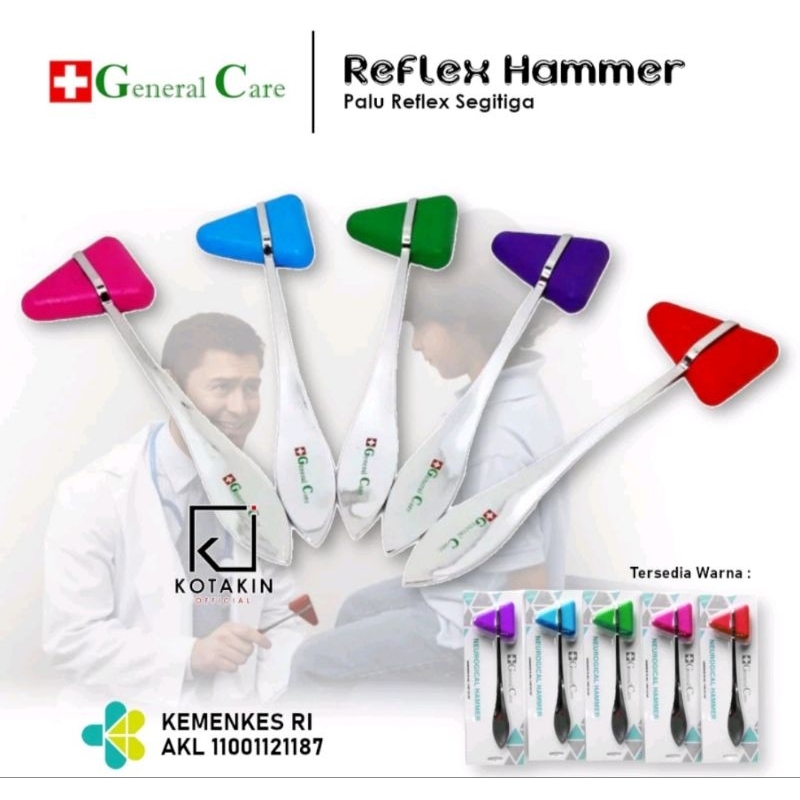 Reflex Hammer segitiga / Neurological Reflex Hammers General Care