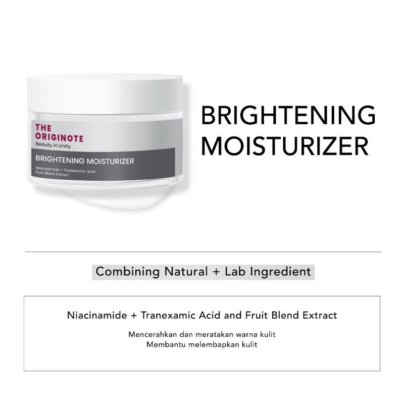 THE ORIGINOTE BRIGHTENING MOISTURIZER