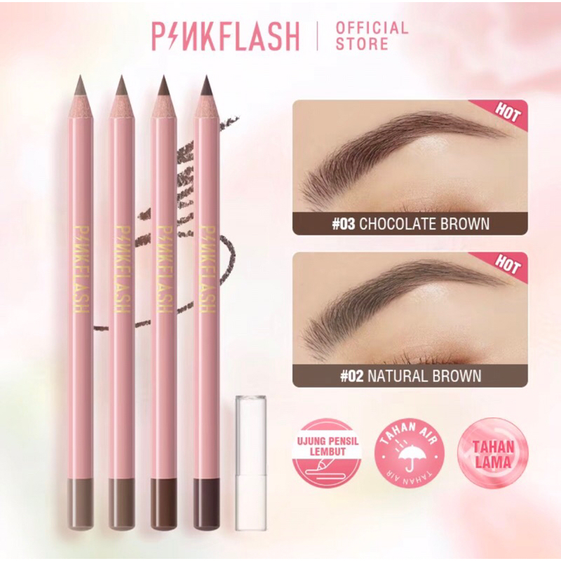 PINKFLASH WATERPROOF EASY EYEBROW PENCIL