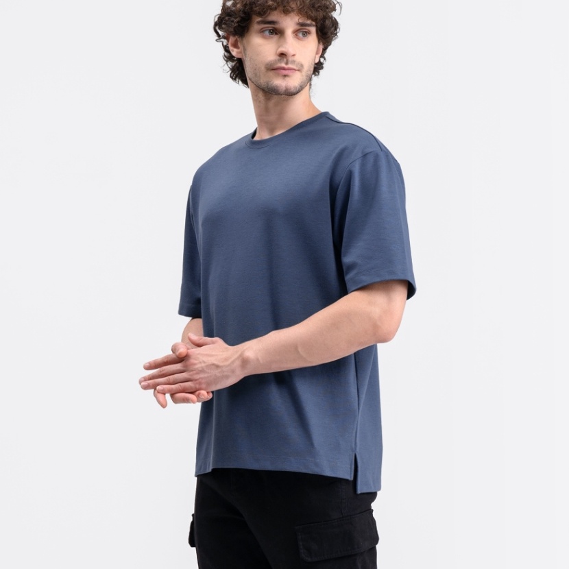 FG2 Livehaf  Boxy Ease Tee Denim