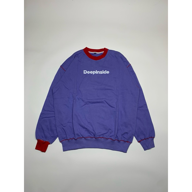 DEEP INSIDE CREWNECK LILAC RED