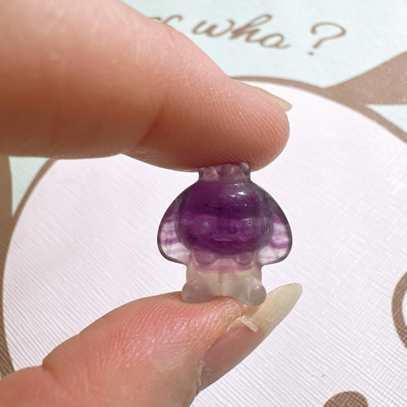 spacer crystal fluorite cinnamorol & bone