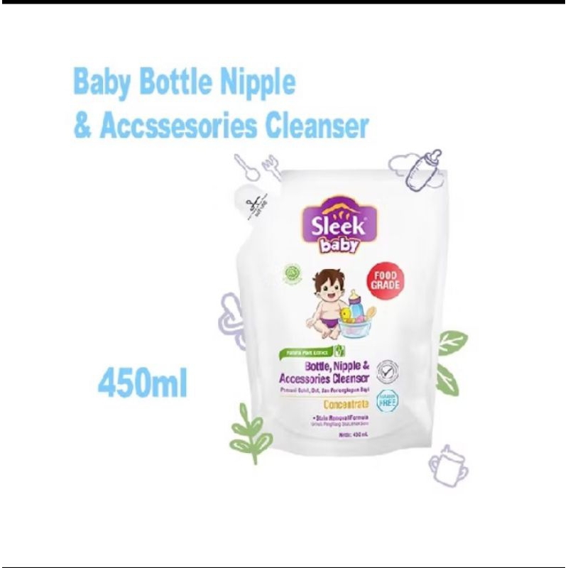 sleek pencuci botol 450ml