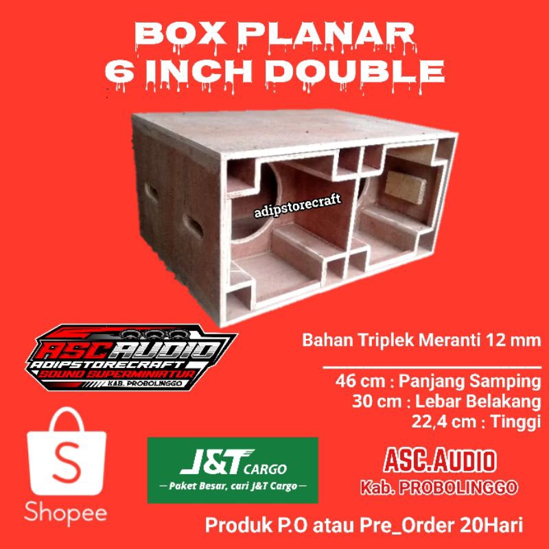 Box Planar 6 inch Double