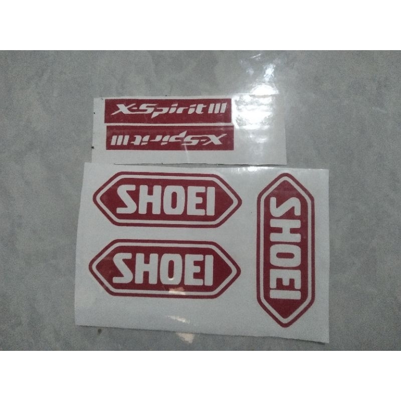 sticker logo shoei repaint