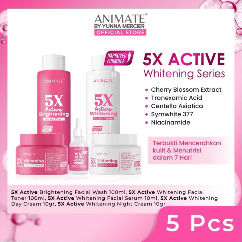 Animate Paket Whitening pink