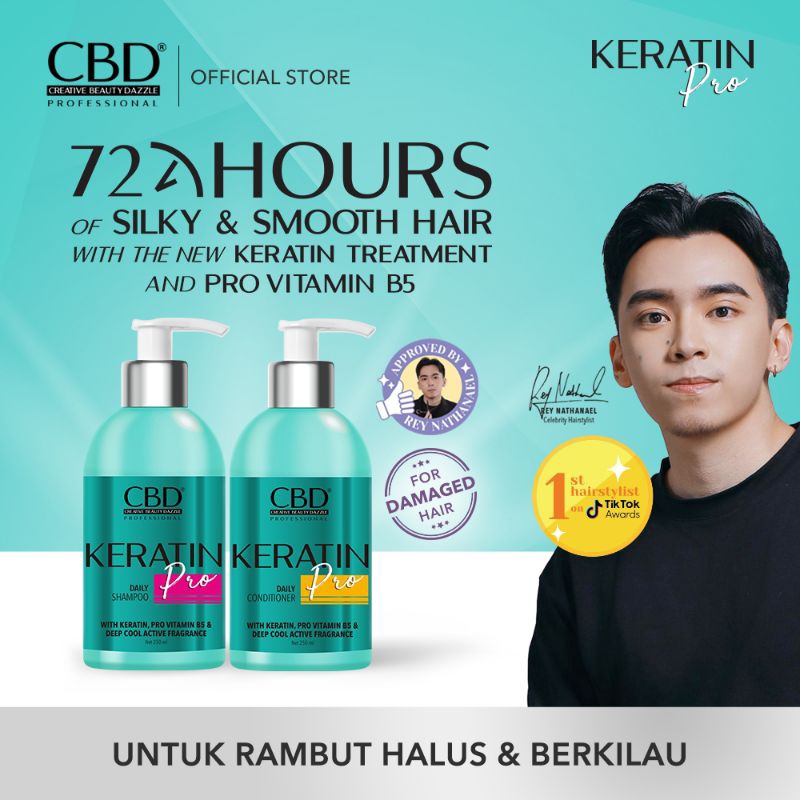 CBD KERATIN Shampoo & Conditioner 250ml