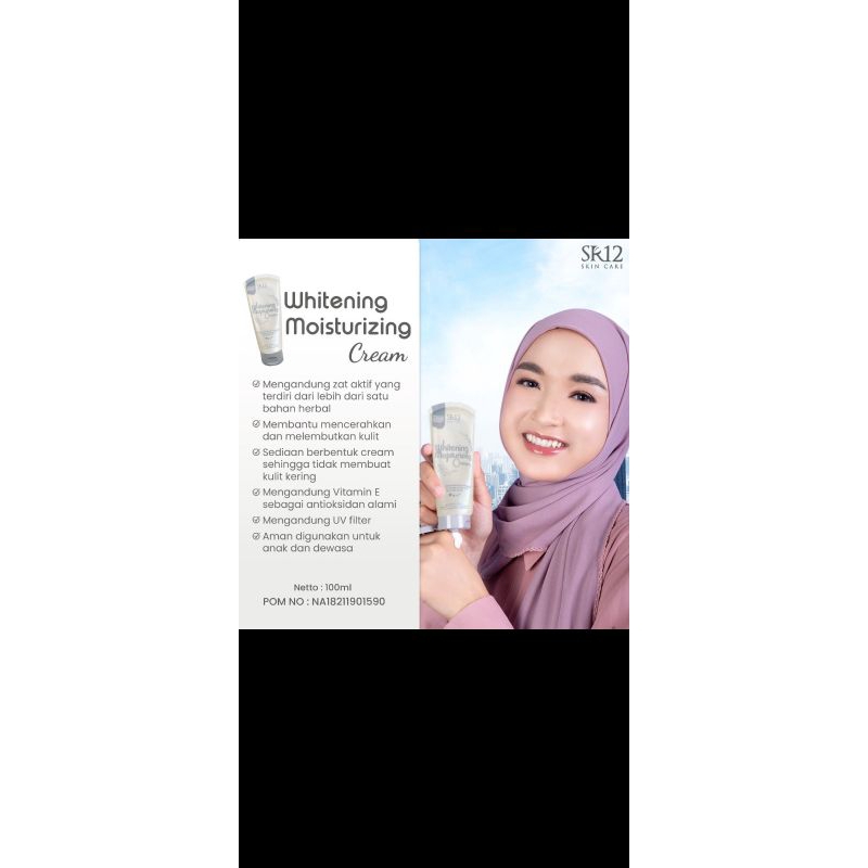 whitening moisturizing cream sr12