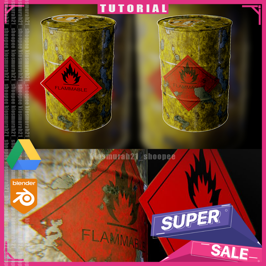 Blending Decals into Target Material in Blender 2.8 - Blender 3D Tutorial