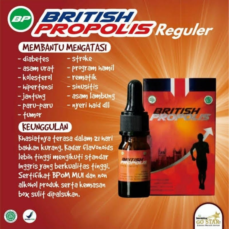 British Propolis Original 100 % Asli