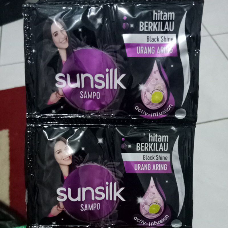 24 Pcs Shampo Sunsilk Hitam