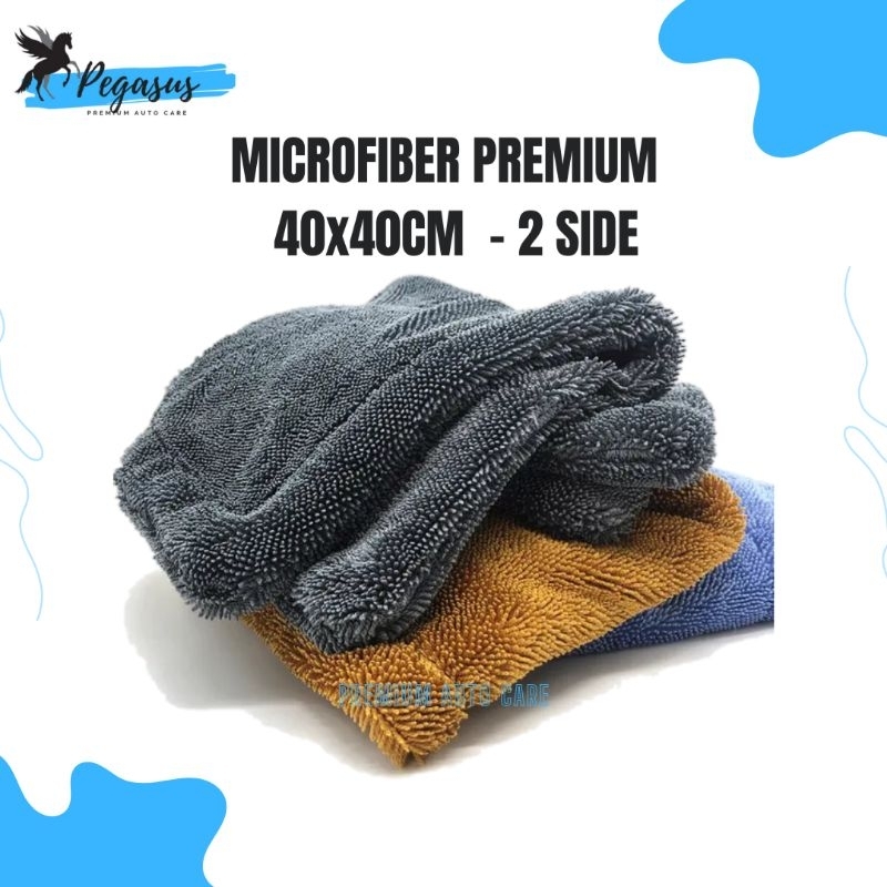 KAIN LAP MICROFIBER PREMIUM TWISTED LOOP 40X40CM