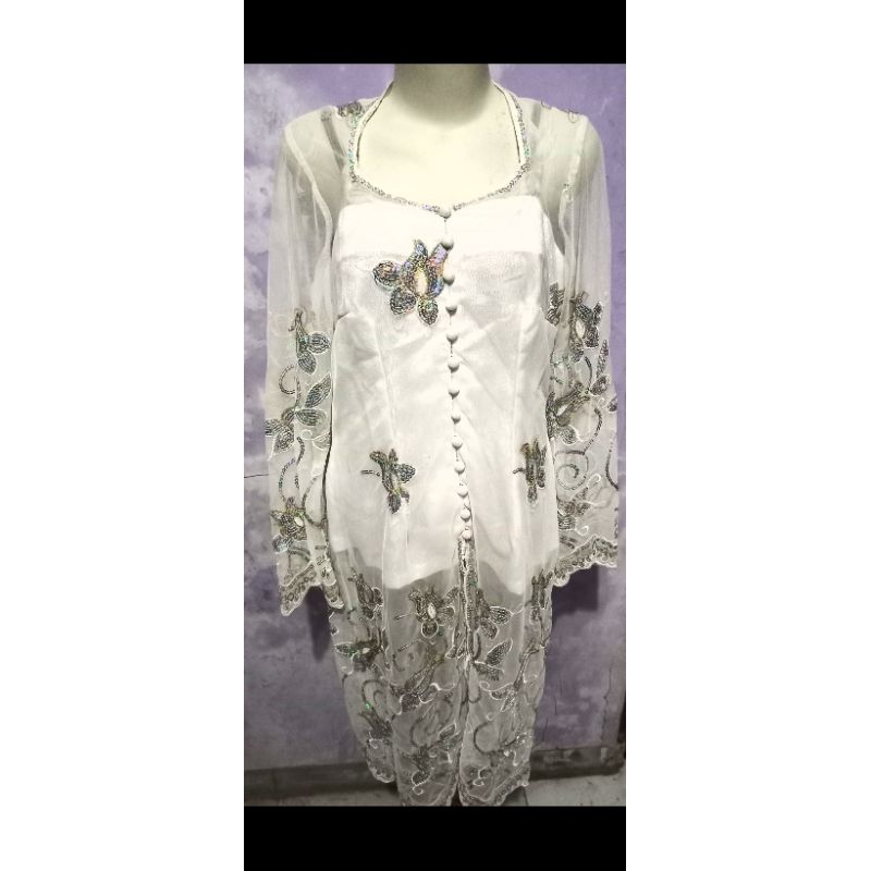 kebaya putih payet cantik