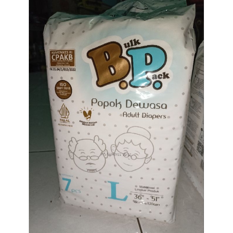 Bulk pack pampers dewasa