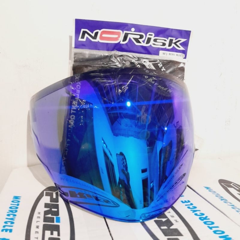 Kaca Visor Iridium Blue ALV ULTRON