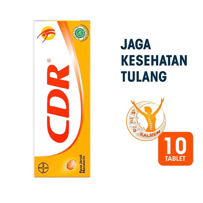 CDR Effervescent Tablet Rasa Jeruk