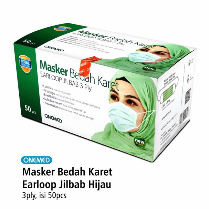 masker jilbab onemed hijab