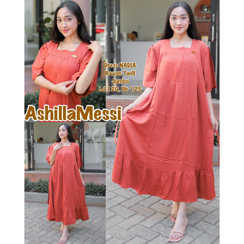 Daster jumbo terbaru mat twill premium