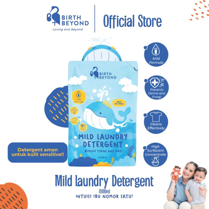 Birth Beyond Mild Laundry Detergent 1000ml