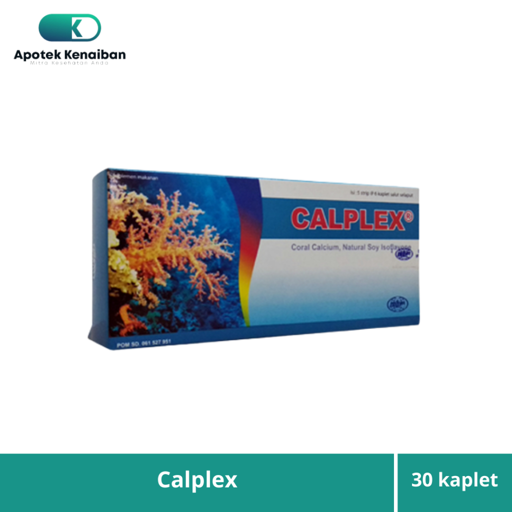 Calplex 30 Kaplet / Suplemen Kalsium Masa Kehamilan