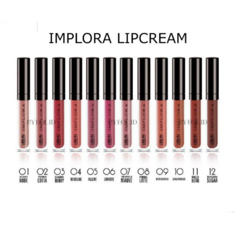implora urban lip cream matte