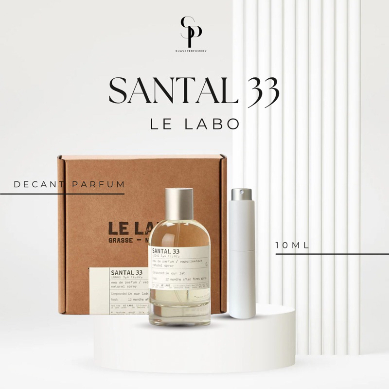 Decant 10ml Le Labo Santal 33