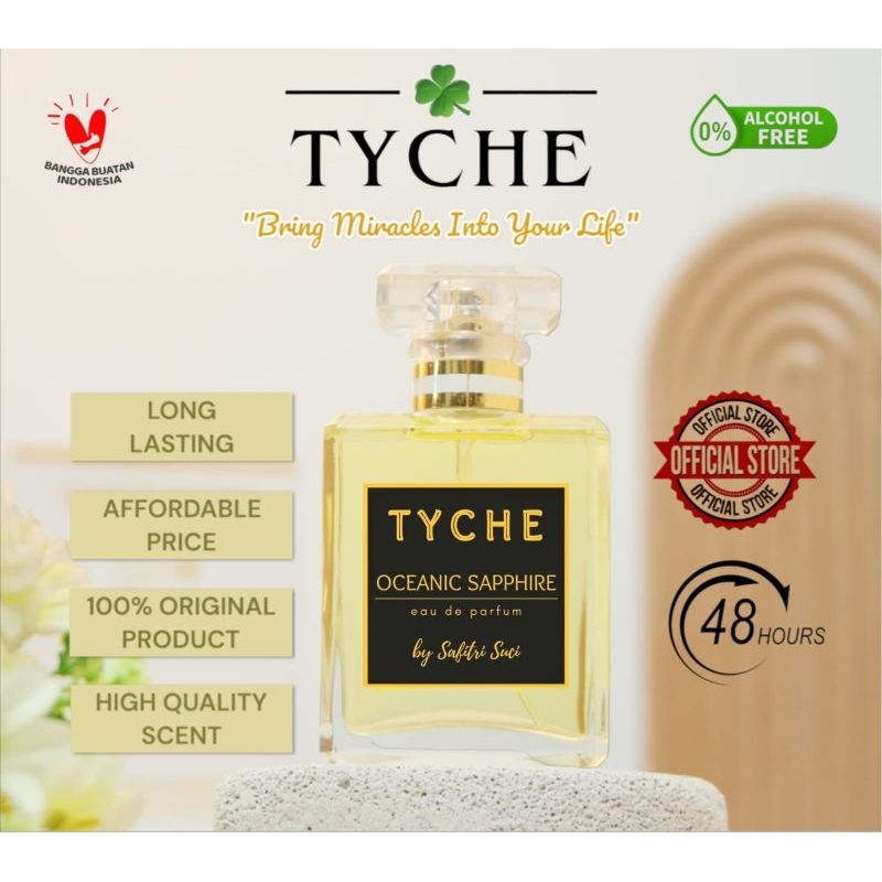 OCEANIC SAPPHIRE Eau de Parfum by Tyche 55ML Extrait FREE SAMPLE