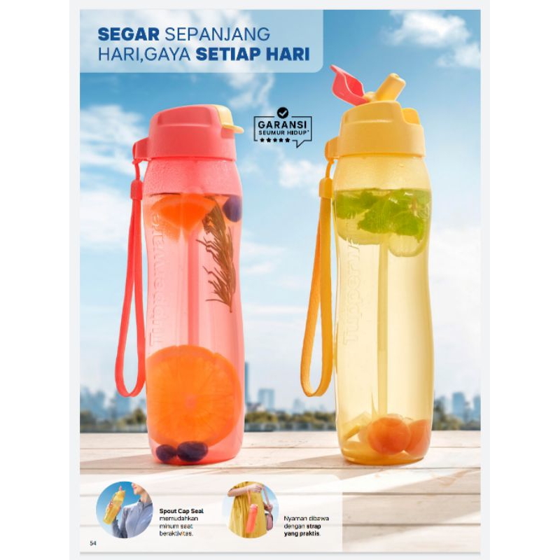 Eco Bottle 750ml with Straw