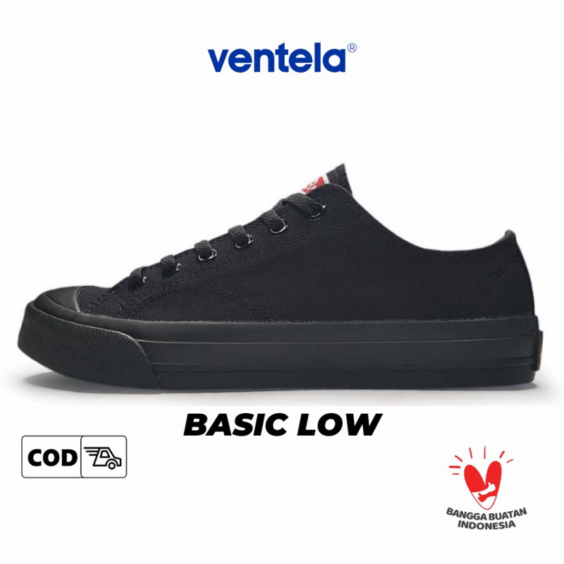 Ventela Basic Low All Black