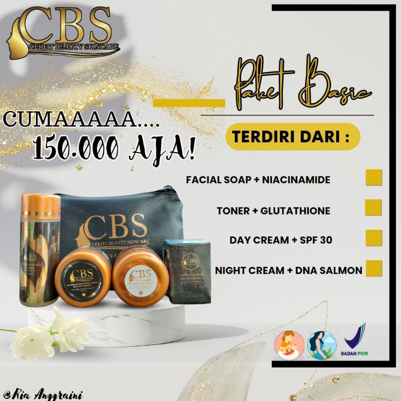 Bestseller✅CREAM CBS / CBS PAKET BASIC ISI 4 ITEM
