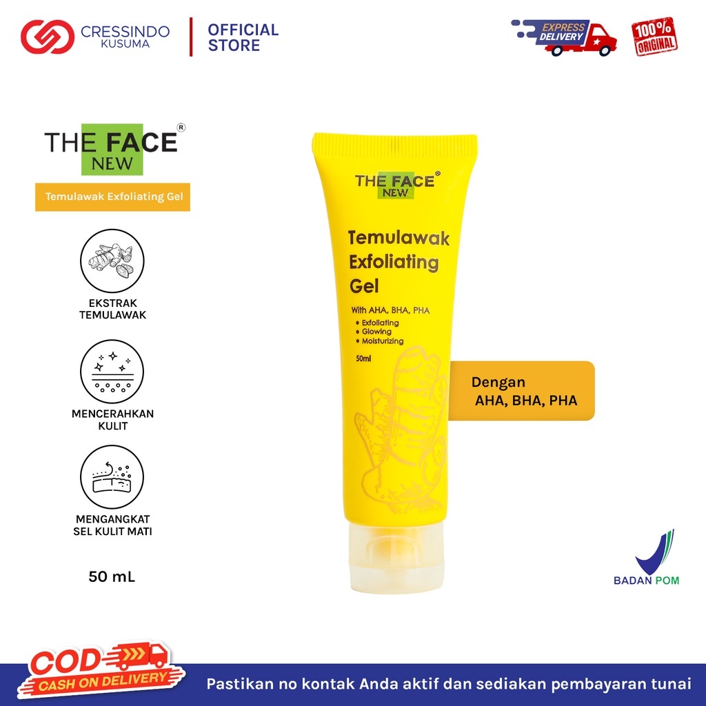 THE FACE TEMULAWAK EXFOLIATING GEL