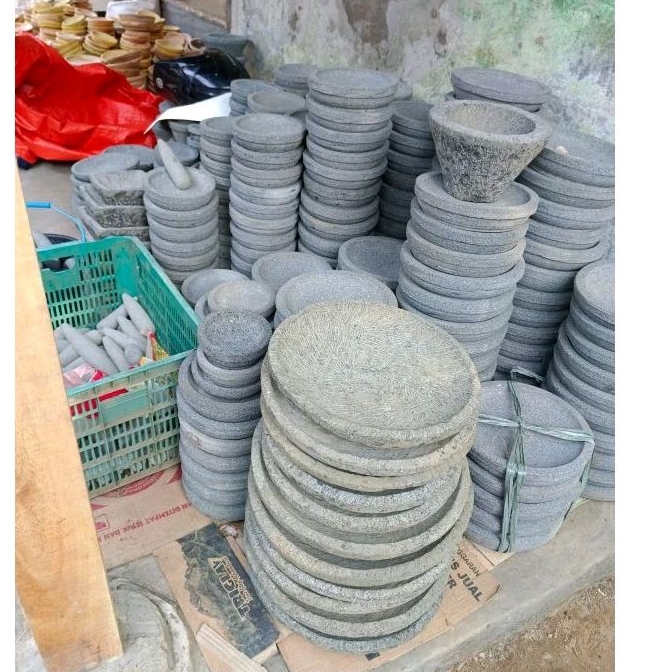 (COD) COBEK BATU ASLI 12CM MURAH