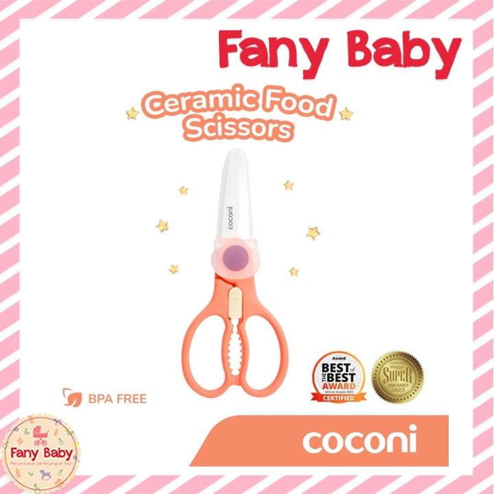 COCONI BABY CERAMIC FOOD SCISSORS