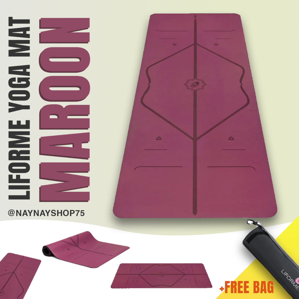 Liforme Yoga Mat - Maroon