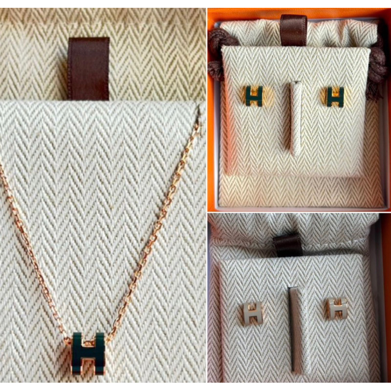 black necklace set