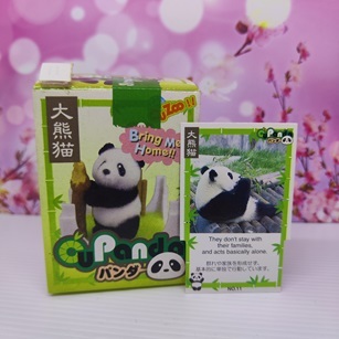 Miniature panda kecil mini boneka