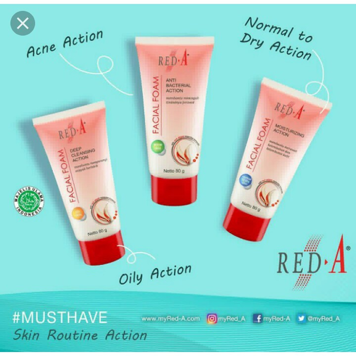 Red A Facial Foam 80gr