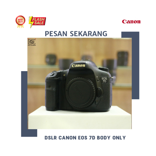DSLR CANON EOS 7D BODY ONLY
