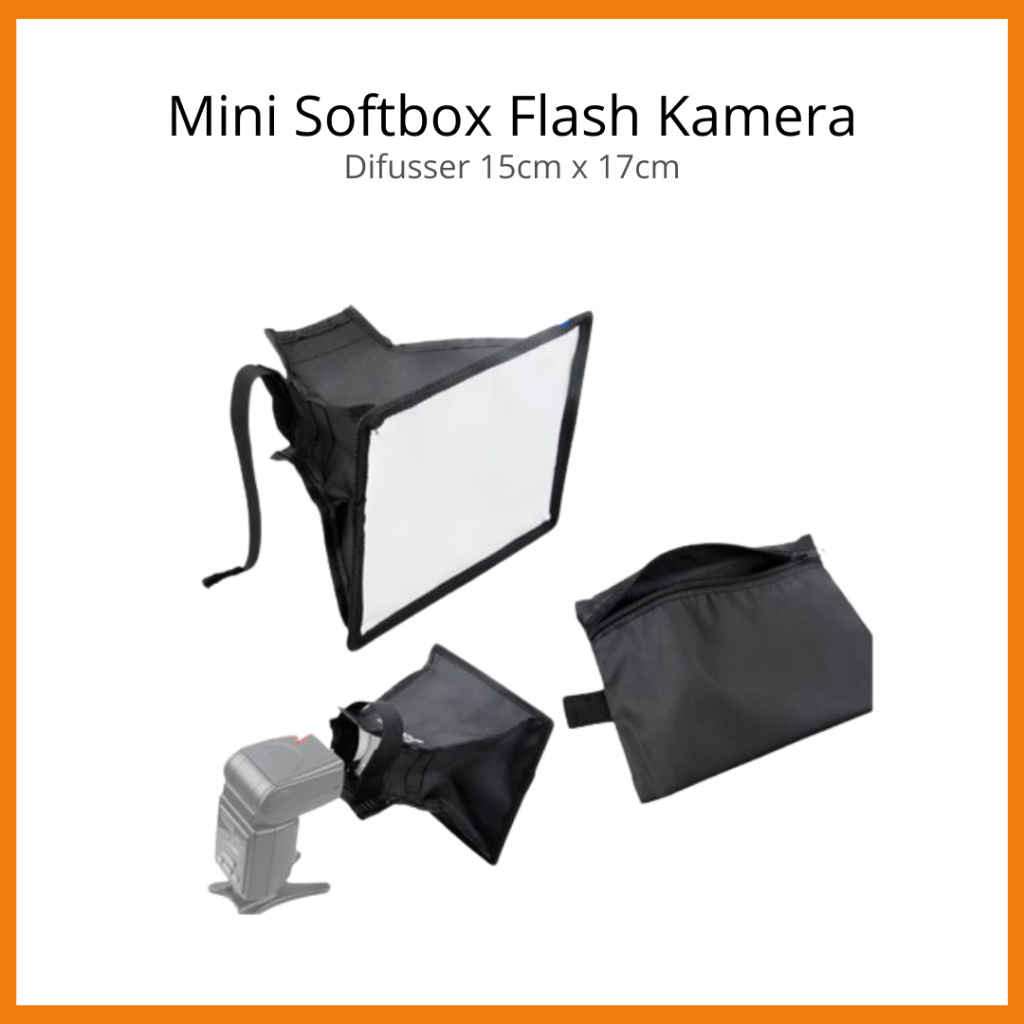 Soft Box Flash Diffuser Universal 15x17cm