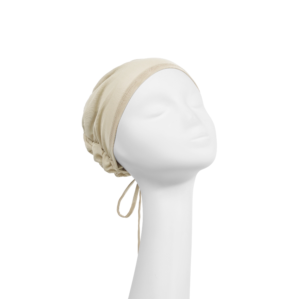 Pleated Back Inner Cap - Khaki