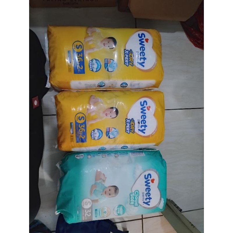 pempers sweety NB,S,M