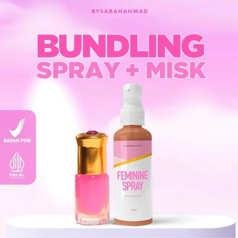 BUNDLING SPRAY + MISK BYSARAHAHMAD