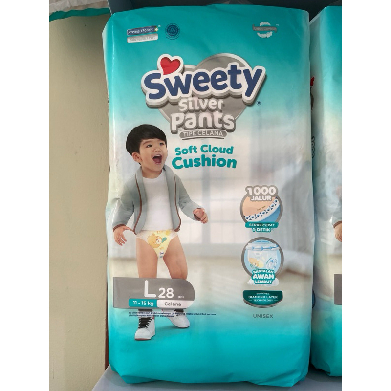 SWEETY SILVER PANTS L28